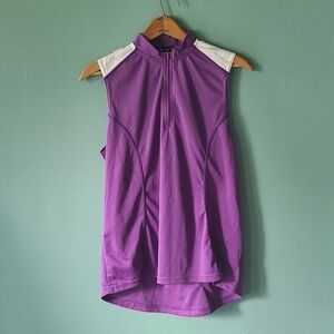 Canari Cycling Sleeveless Top Purple Large